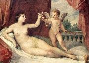 RENI, Guido Reclining Venus with Cupid oil painting picture wholesale